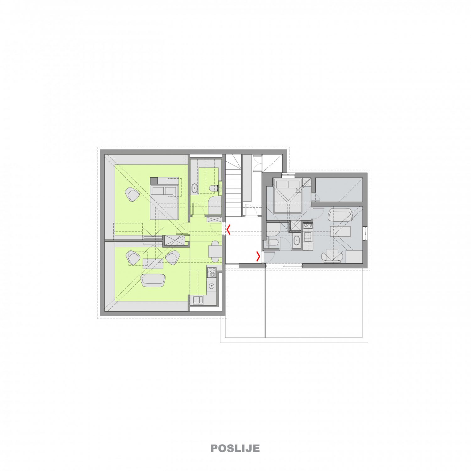 Baldasar arhitektura i dizajn - Loft apartments - Hvar, island Hvar