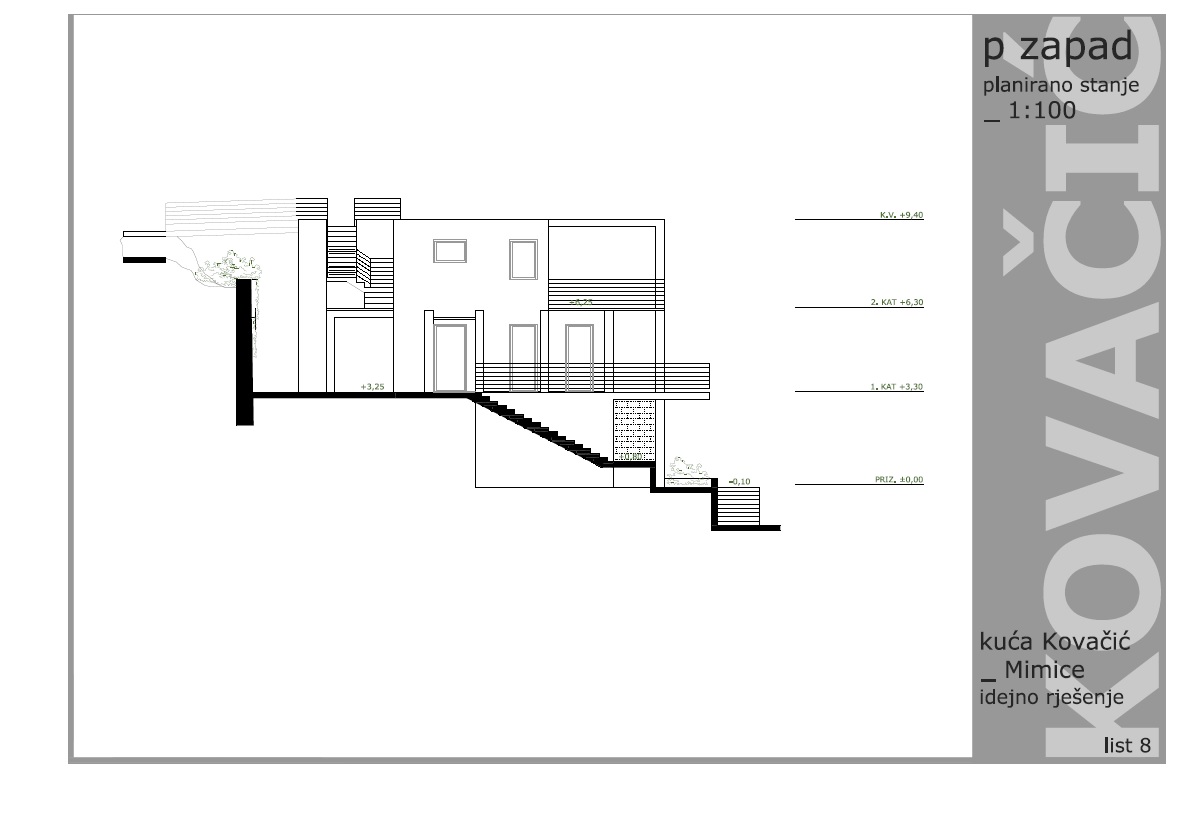 Baldasar arhitektura i dizajn - On existing foundations - Mimice